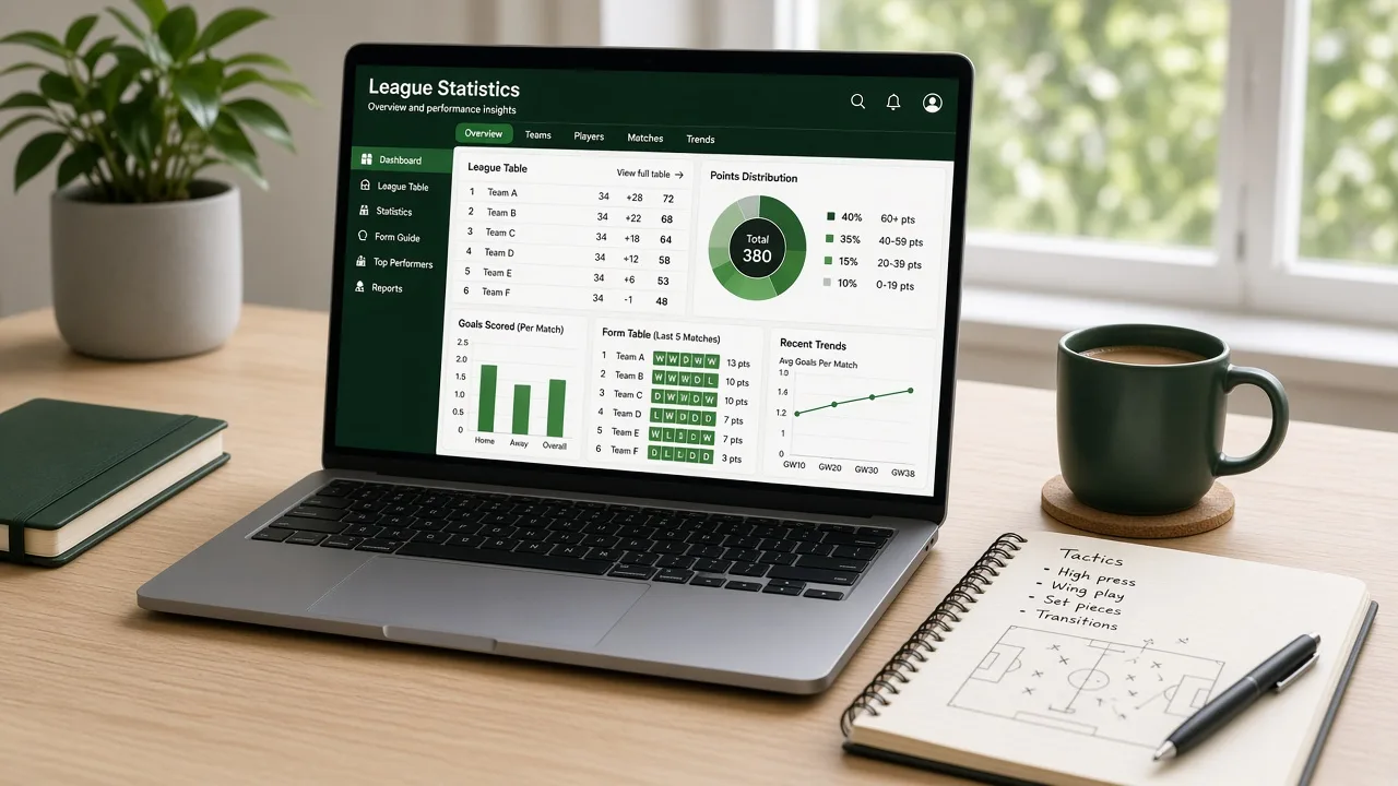 بررسی جدول ضریب لیگ برای پیش بینی فوتبال